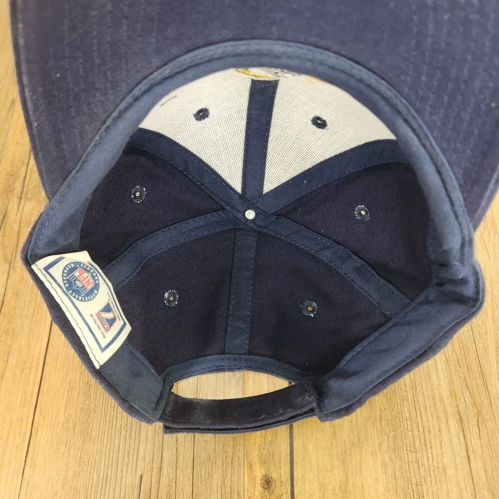 VTG San Diego Chargers Logo 7 Hat Navy Blue 90s Wool NFL Team Strapback Cap